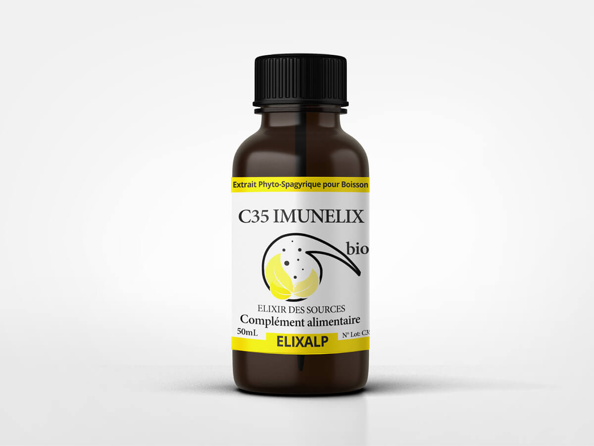 Imunelix, extrait spagyrique 50ml, élixir planétaire 